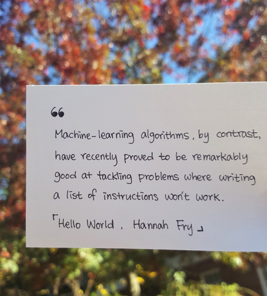 hello world machine learning